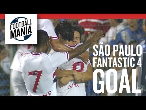 São Paulo Fantastic 4 Goal- Michel Bastos, Alan Kardec, Kaká and Ganso