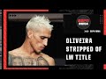 Fallout from Charles Oliveira missing weight ahead of UFC 274 | ESPN MMA