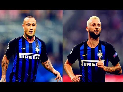 Radja Nainggolan And Marcelo Brozović vs Tottenham（18/09/2018）HD 720p by轩旗