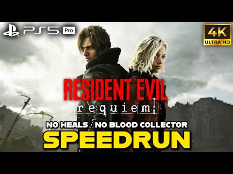 RESIDENT EVIL 9 REQUIEM Speedrun (No Healing / No Blood Collector) | FULL GAME (4K60FPS)