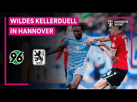 Hannover 96 II - TSV 1860 München, Highlights mit Live-Kommentar | 3. Liga | MAGENTA SPORT