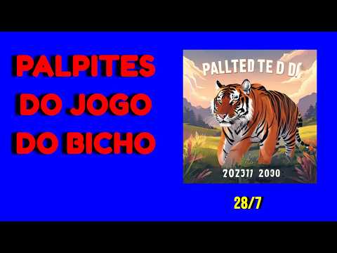 PALPITE DO DIA 28/07/2026 PARA TODAS AS LOTERIAS