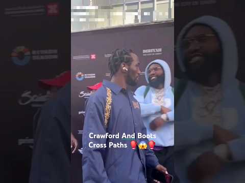 #TerenceCrawford And #JaronEnnis Cross Paths 😱👀😱. Who Wins This Fight? #Boxing #Shorts #Reels