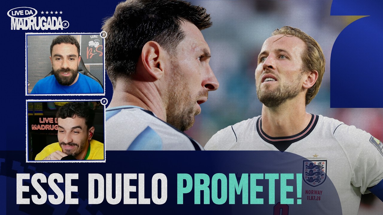 VAI PEGAR FOGO! ARGENTINA E INGLATERRA VOLTAM A SE ENFRENTAR! | LIVE DA MADRUGADA
