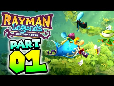 Rayman Legends: Definitive Edition (Switch) 100% Walkthrough PART 1 - TEENSIES IN TROUBLE