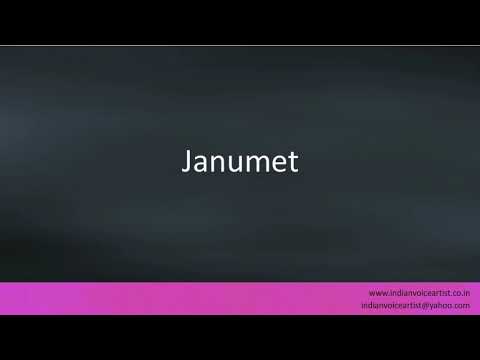 Pronunciation of the word(s) "Janumet".
