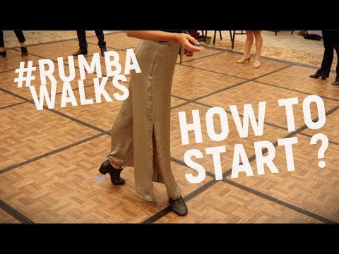 Anna Kovalova | How to dance rumba walks | Latin Technique | Dance Class Pt.1