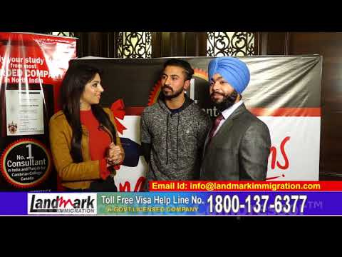 Testimonial of MR. SUKHPREET SINGH - LANDMARK IMMIGRATION CONSULTANT