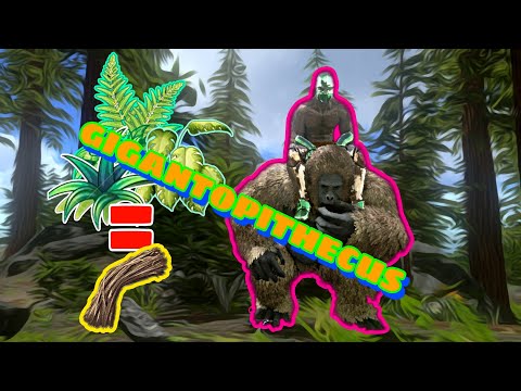 gigantopithecus farmea mucha fibra secreto revelado abilidades combos roles etc ark mobile