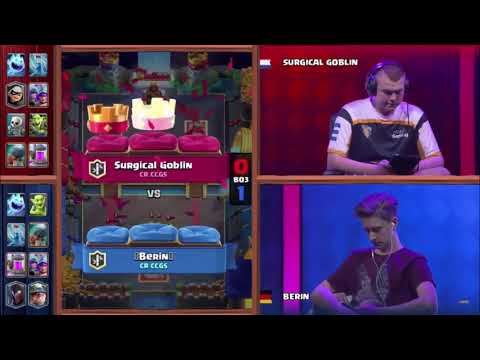 CLASH ROYALE Best Game Surgical Goblin VS Berin Cr