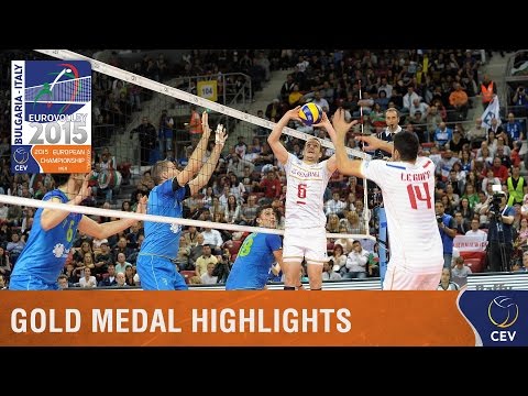 2015 Men's EuroVolley - Highlights Gold medal match France vs Slovenia