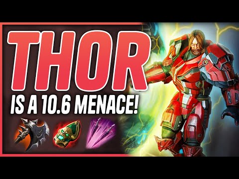THOR SOLO IS BROKEN IN 10.6! - SMITE Solo Ranked Conquest
