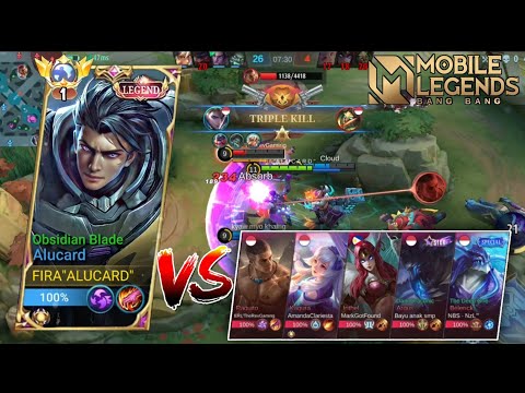 TETAP ALUCARD MESKIPUN LAWAN NYA SUPER TEBAL | ALUCARD HYPER CARRY | MOBILE LEGENDS
