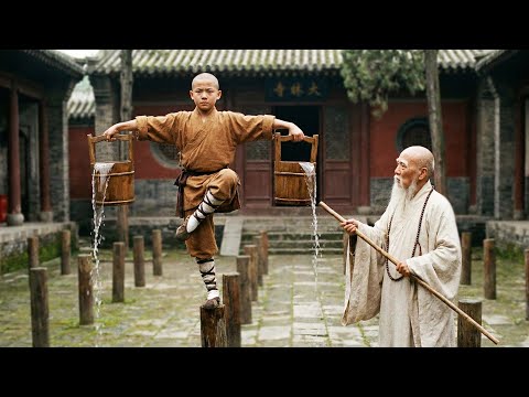 2026 Kung Fu Movie: Monk Forced to Haul Water Daily at Shaolin... Grows Up Completely UNDEFEATABLE!