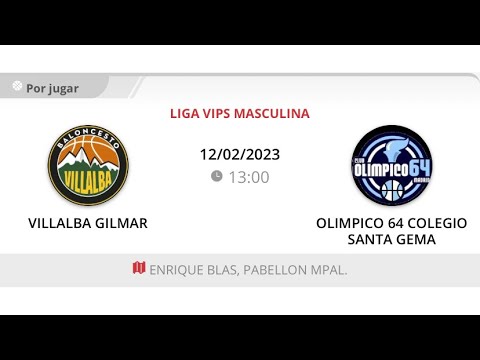 1ª Nacional masc VILLALBA GILMAR - OLIMPICO 64