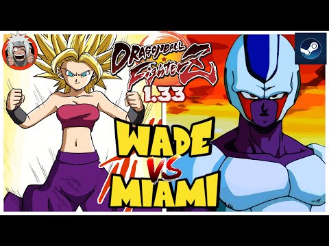 DBFZ Wade vs Miami  (Kefla, Hit, A18) vs (Cooler, Janemba, Broly)