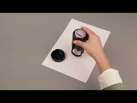 trodat printy Rundstempel - Verschlusskappe öffnen und schließen