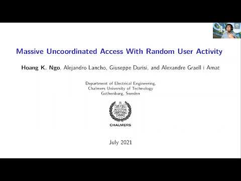 Massive Uncoordinated Access With Random User Activity