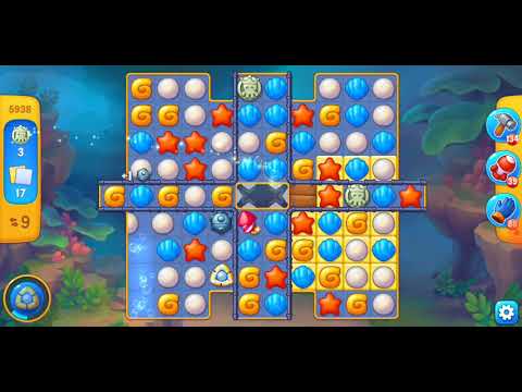 Fishdom. 5938 level no boosters and diamonds. 16 moves