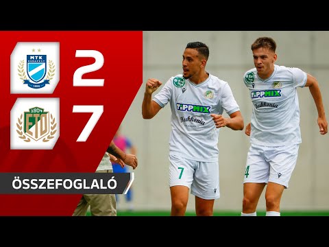 Fizz Liga: MTK Budapest–ETO FC 2–7 | összefoglaló