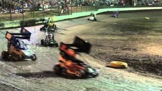 preview picture of video 'Donnie Ray Crawford Memorial Jr. Sprint Night #1 Feature 8-31-12'