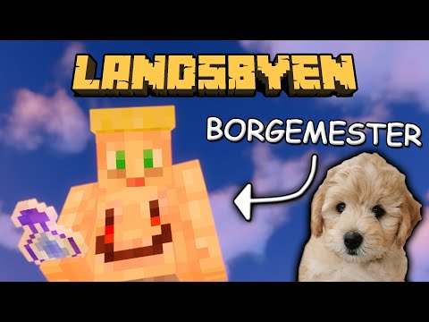 Borgemestermøte og reveal av valpen min Otto - Landsbyen SMP