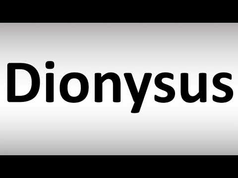How to Pronounce Dionysus