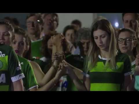 Fans cram into Brazil football stadium to mourn dead players