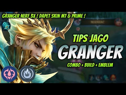 CARA MAIN GRANGER NERF 3X ! BUILD & EMBLEM GRANGER TERSAKIT 2026 ! | GRANGER GOLD LANE GAMEPLAY