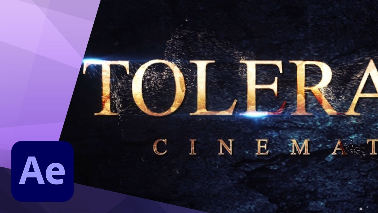 How to create a Cinematic Movie Trailer Title animation in After Effects