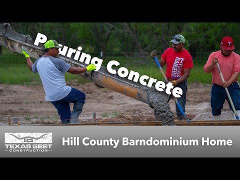 They Poured HOW MUCH Concrete? 😳 Hill County Barndominium Begins | Texas Best Construction