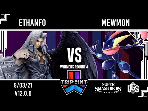 Tripoint Smash 112 - Winners Round 4 - Ethanfo(Sephiroth) Vs. Mewmon(Greninja)