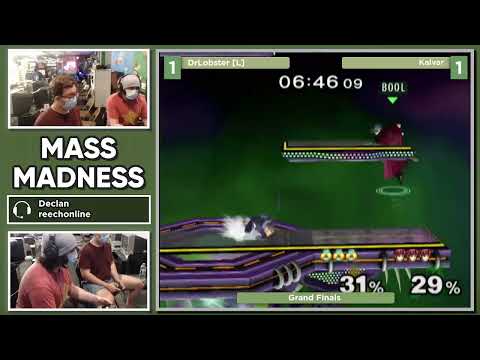 Mass Madness 36 SSBM - DrLobster [L] (Sheik) vs. Kalvar (Marth) - Melee GF