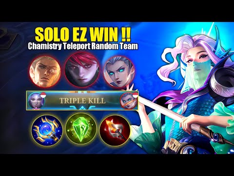NGERI BAGET !! Chemistry Bersama Random Team EZ WIN | Luo Yi Gameplay Top 1 Global 2022 - MLBB