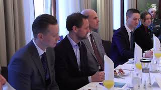 El Rey en el Desayuno de trabajo con inversores finlandeses