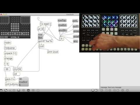 Max and Livid CNTRLR: making MIDI easy