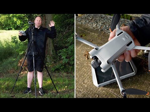DJI Mini 3 Pro mit RC - Erster Flug & kurzer Focus Track (Active Track) Test // DEUTSCH