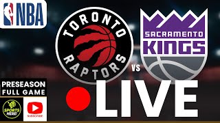 LIVE: Sacramento Kings x Portland Trail Blazers NBA REAL-TIME PLAYBYPLAY | Preseason