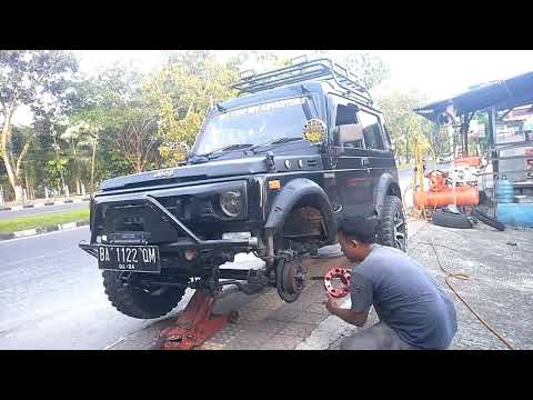 Pemasangan Adaptor / Spacer Velg 5 cm Jimny Katana
