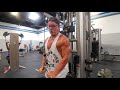 Meet Coach Bill, he is showing the proper form when doing tricep pushdown with a bar.