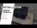 Universal Rack Leather Bag - How to mount on all kinds of Rack | Ends Cuoio