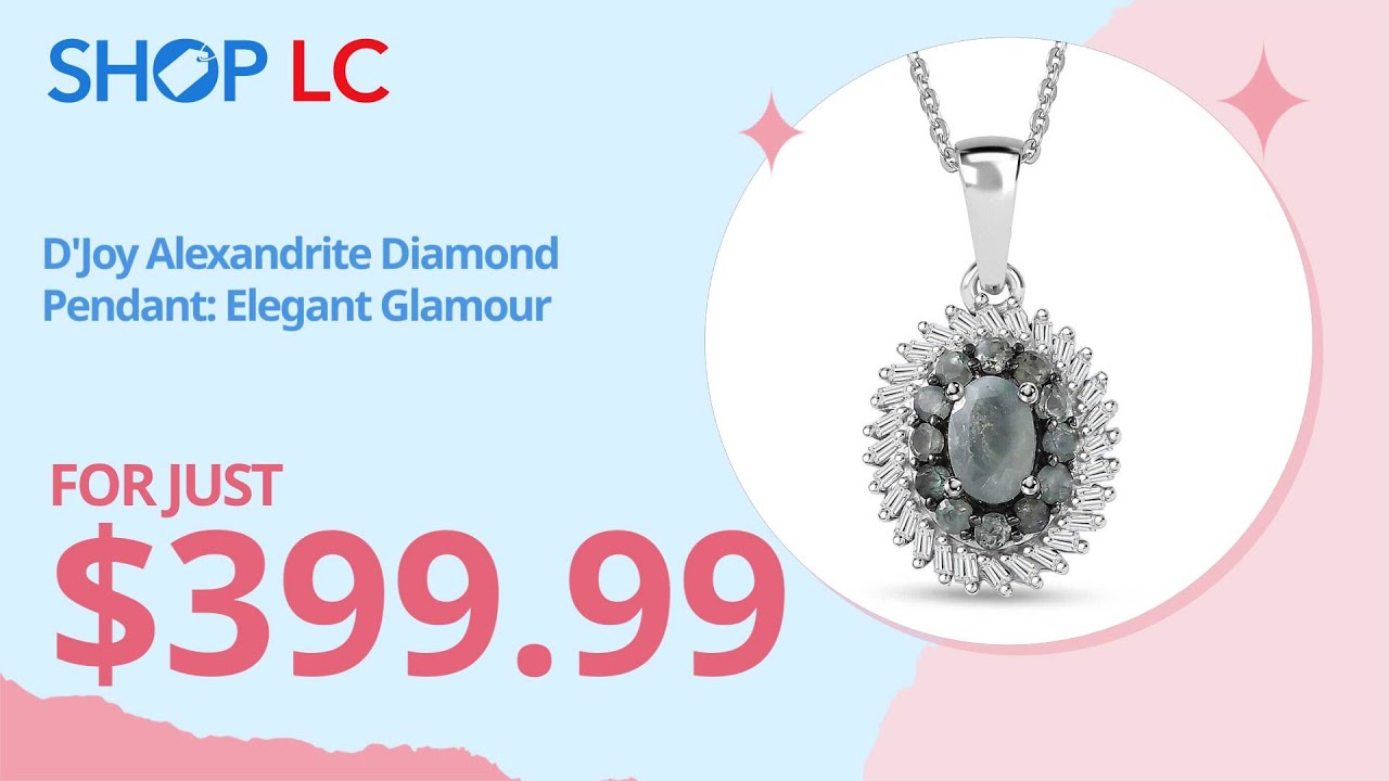 D'Joy Alexandrite Diamond Eclipse Empress Pendant 20