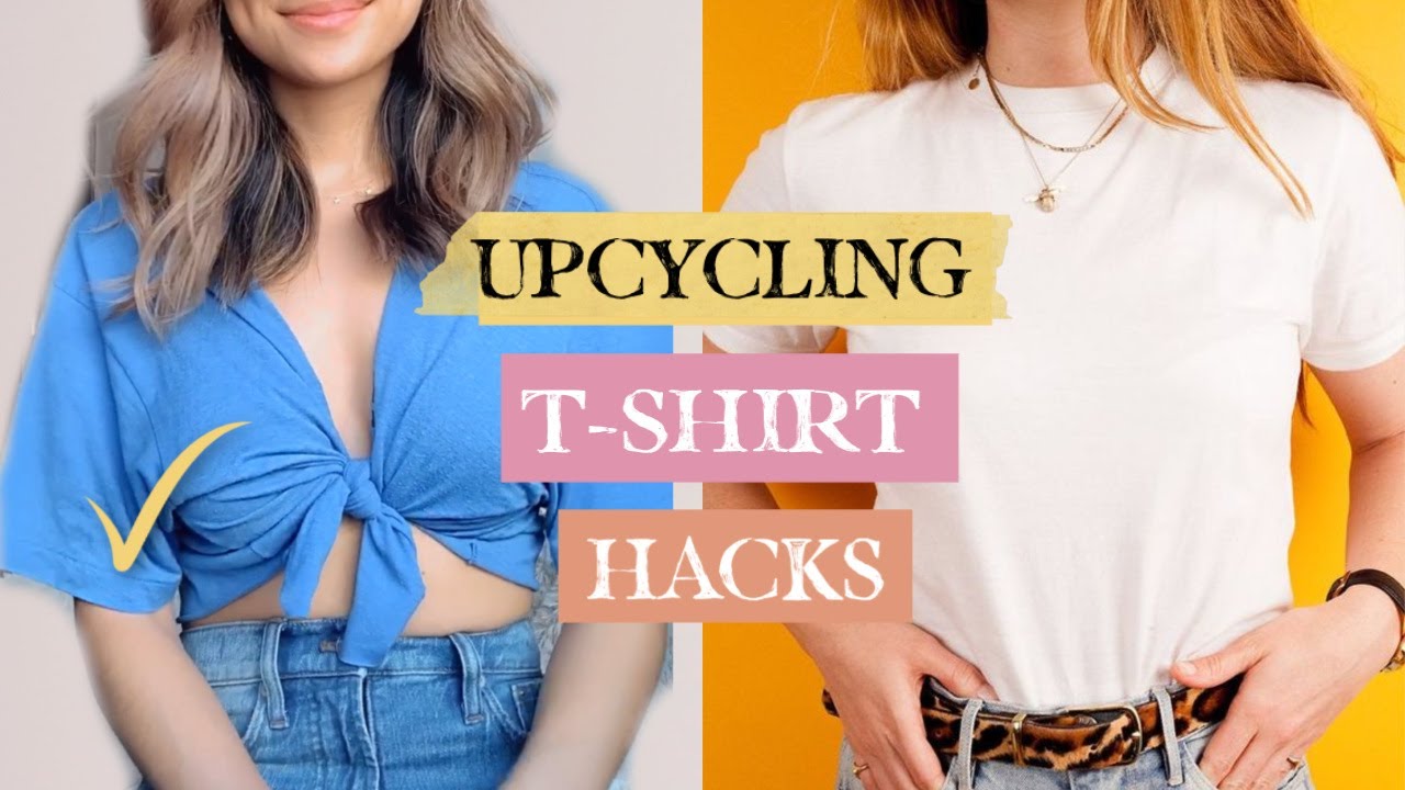 7 Old T-Shirt Hacks EVERY Girl Must Know! no sew