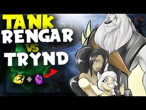 TANK RENGAR VERSUS TRYNDAMERE! (OMG) 🥺