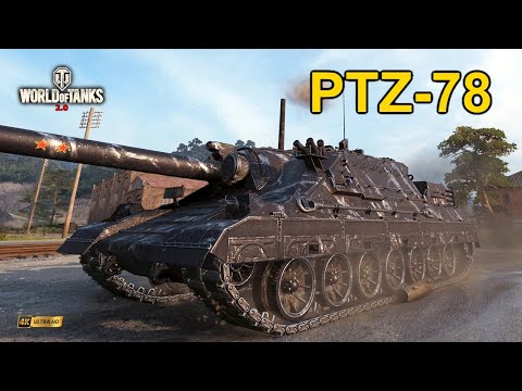 PTZ-78, 12K DMG and 3rd Mark, 5 Frags - World of Tanks