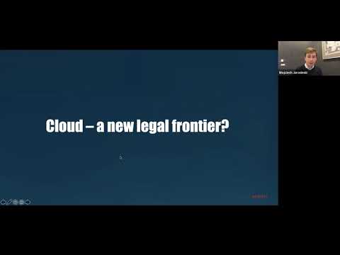 The Cloud—A New Legal Frontier