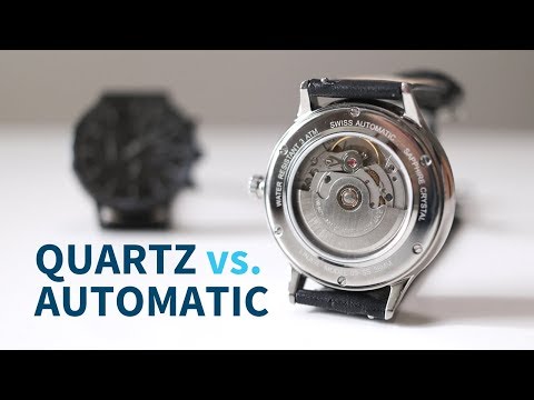 Difference between quartz mechanical automatic watches