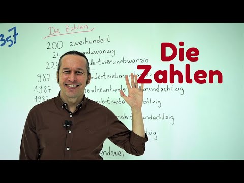 Almanca Temel A1/A2 Ders - 3 Almanca Sayılar ve Yıllar - Die Zahlen