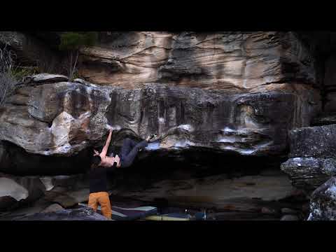 V6 - Aquarius || Black Cave || Sydney Bouldering