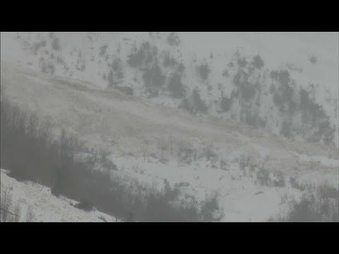 Das war knapp: Gewaltige Lawine verfehlt Skiparadies Les Diablerets